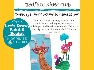 Bedford Kids' Club: Let's Draw, Paint & Sculpt (2nd Grade) 